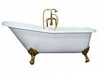 Ванна чугунная Elegansa Schale 170*75*48 золотые ножки